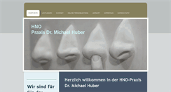 Desktop Screenshot of huber-hno.de