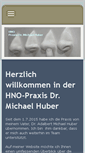 Mobile Screenshot of huber-hno.de